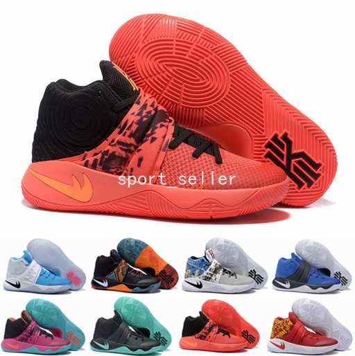 Kyrie Irving 2 Tie Dye Zapatos All-Star de baloncesto del Mens, Negro