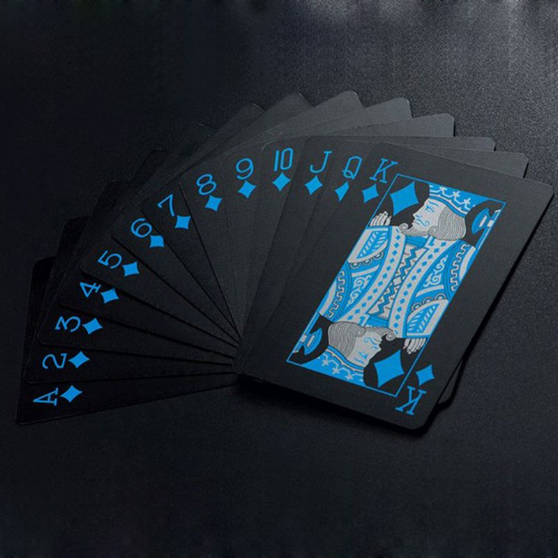 2021 Durable Waterproof PVC Poker Cards Plastic Playing Cards Set Texas