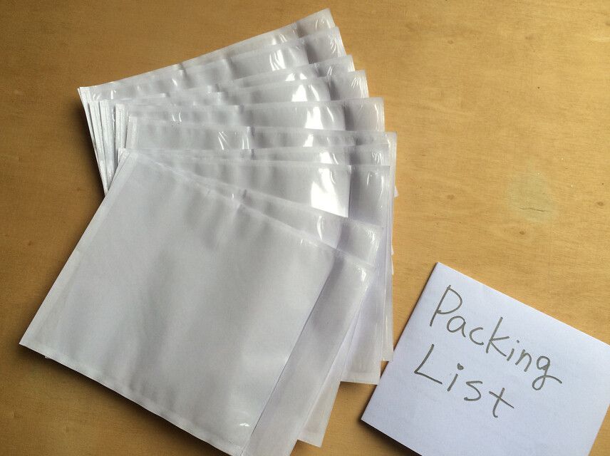 Wholesale 10 Clear Packing List Envelope Postage Waterproof Shipping
