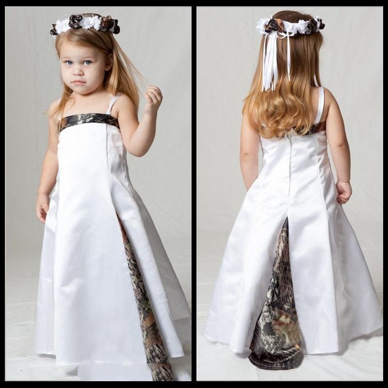 realtree camo flower girl dresses