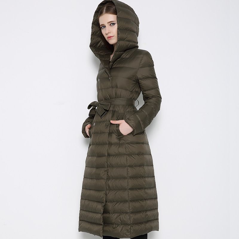 extra long padded coat