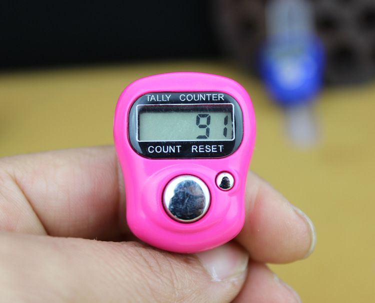 Digital Finger Ring Hand Tally Counter Clicker Electronic Tasbee Tasbih Golf.