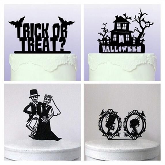2020 2017 Halloween Decorations Black Acrylic Skull Etc Halloween