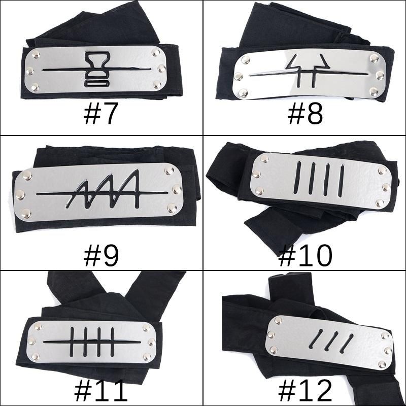 2020 PrettyBaby ANIME Naruto Headband Head Belt Leaf Village Konoha