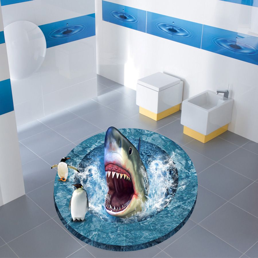 3Д Наклейки В Ванную фото 11