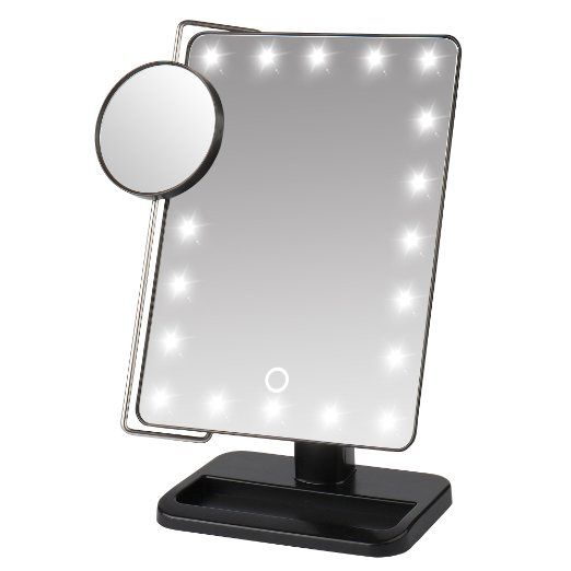 Led Makeup Mirror Led Make Up Mirror Stand Up For Desk With 10x