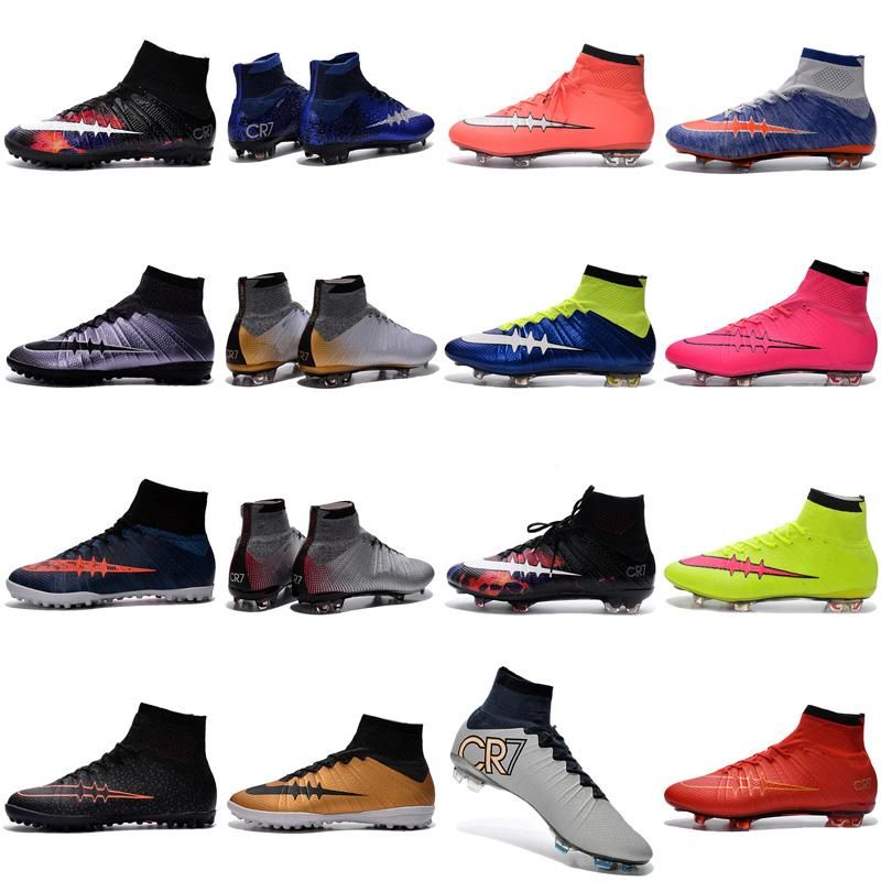 Los niños originales MERCURIAL SUPERFLY FG AG El fútbol hombre de Ronaldo CR7 calza