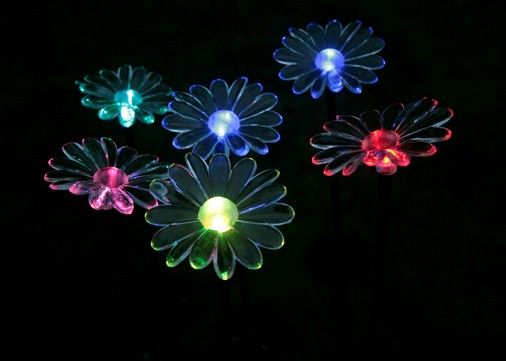 Acheter Lampe Solaire De Decoration De Jardin Fleur De Marguerite Acrylique La Lumiere Solaire Brille Dans La Lumiere Solaire De Pieu De Jardin De 16 49 Du Maryzhu66 Dhgate Com