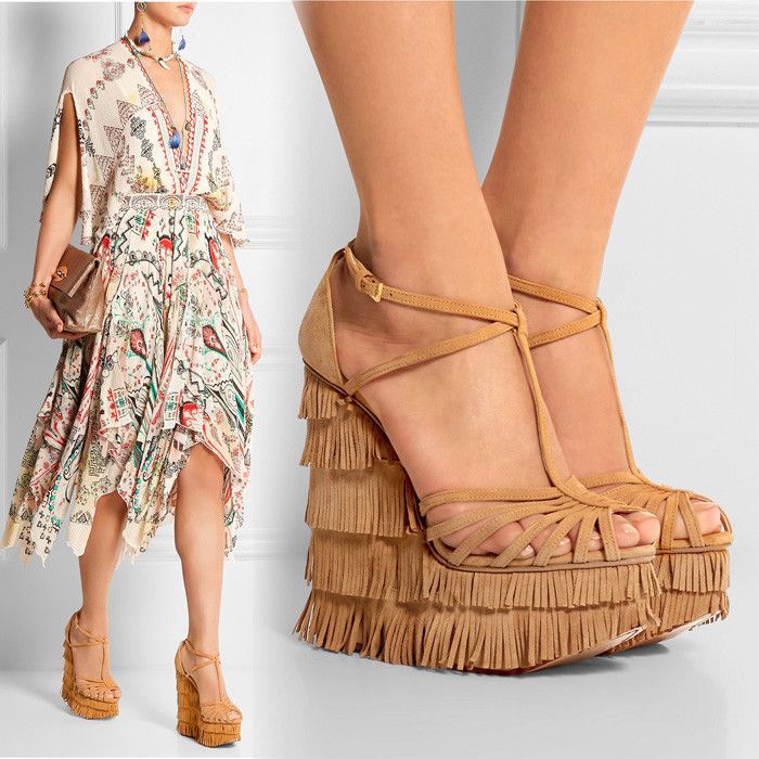 t strap wedges