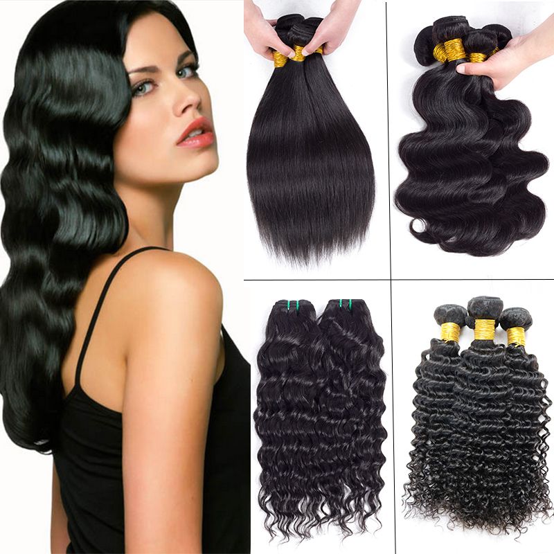 Cheap Peruvian Indian Body Wave Straight Hair Extensions Brazilian