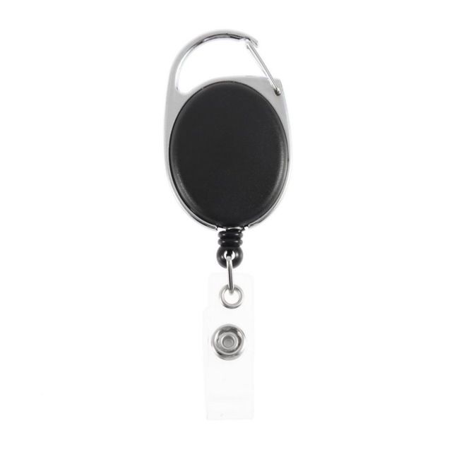 1X Retractable Reel Recoil ID Badge Lanyard Name Tag Key Card Holder Belt Clip