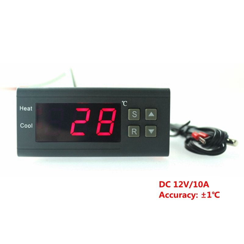 2020 Mini Digital Temperature Controller Thermostat Mh1210a Dc Ac 12v Thermocouple Sensor Led Incubator Aquarium Automatic Control From Jasonhuang186