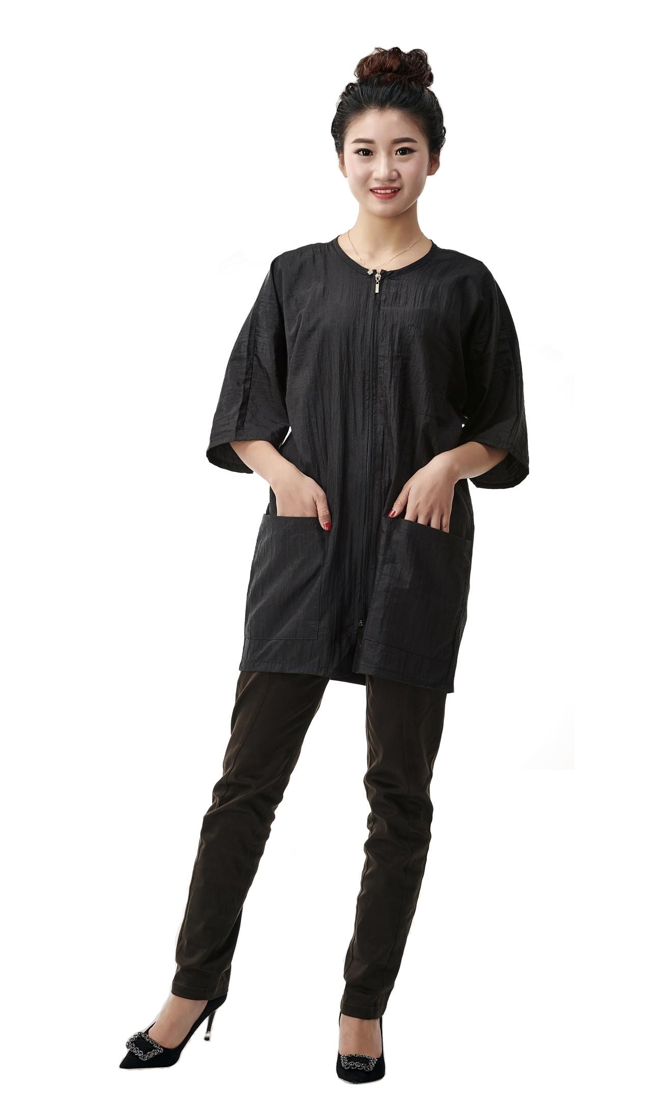 all black salon outfits