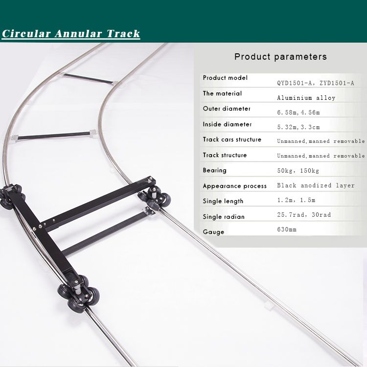 2021 Twzz Removable Annular Circular Camera Dolly Track With Dolly For