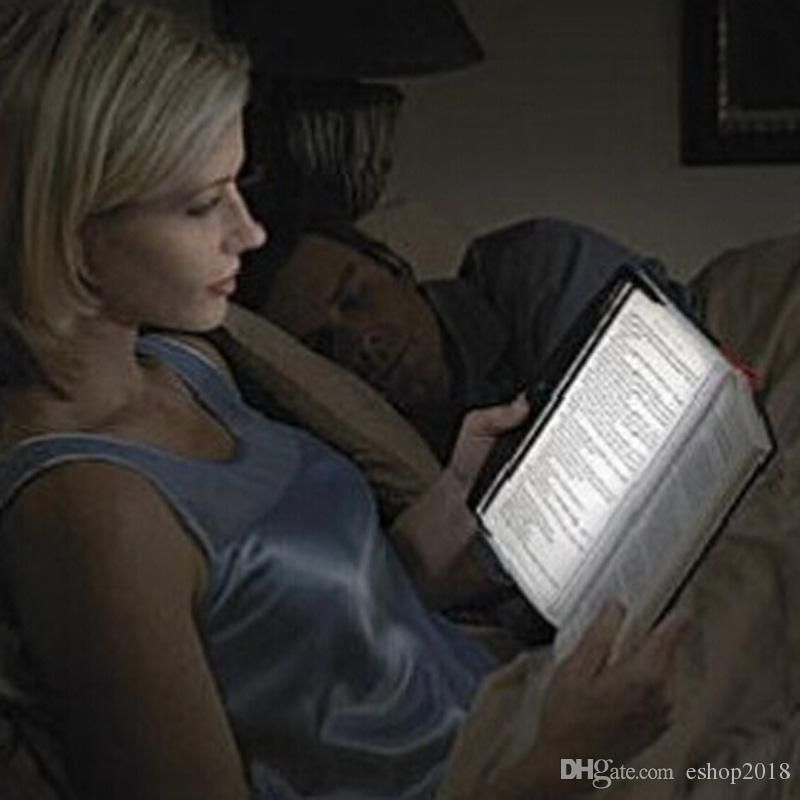compre panel de luz nocturna de lectura de cuna de libro de led panel de luz de lectura de led cuna de luz de bolsillo creativo lampara de luz led
