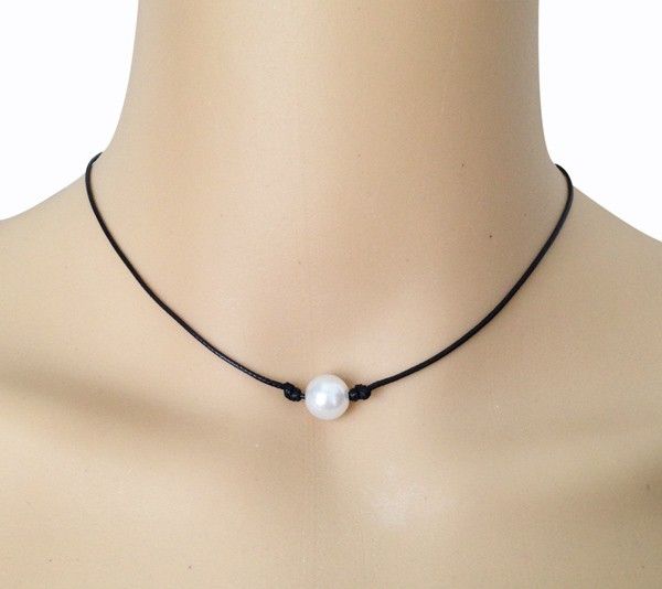 single pearl necklace