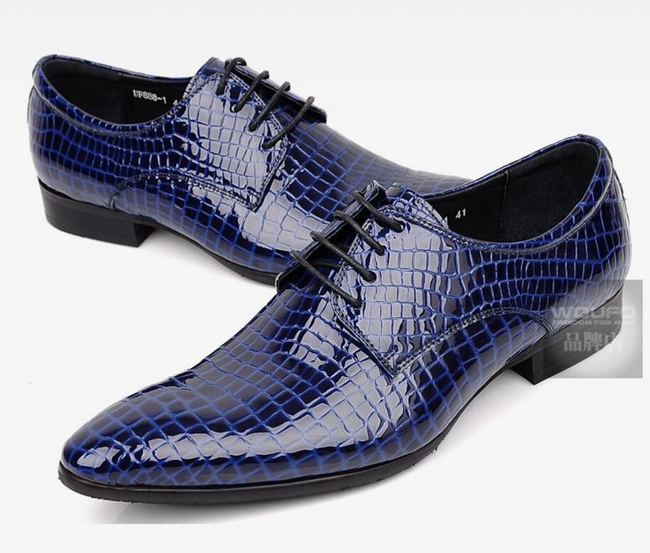 blue crocodile shoes