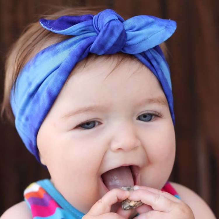 baby hair knot headband