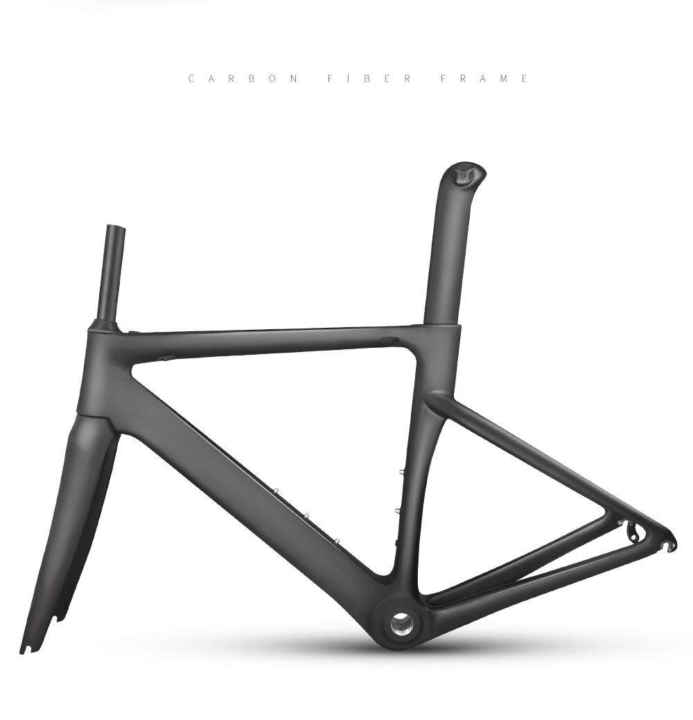 Vendita Calda! Telaio Da Strada In Fibra Di Carbonio Da Corsa Ciclistica  Telaio Da Bicicletta Telaio Da Strada In Carbonio + Forcella + Reggisella  Taiwan T800 Telaio In Fibra Di Carbonio Bici