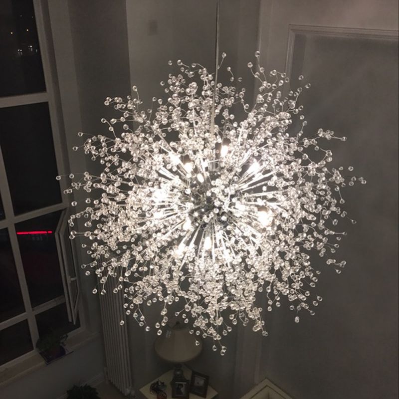 led contemporary chandeliers