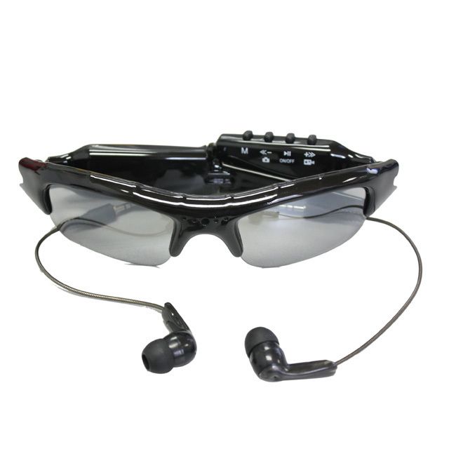 2021 Fashion Spy Camera Sunglasses With MP3 Player Audio Video
