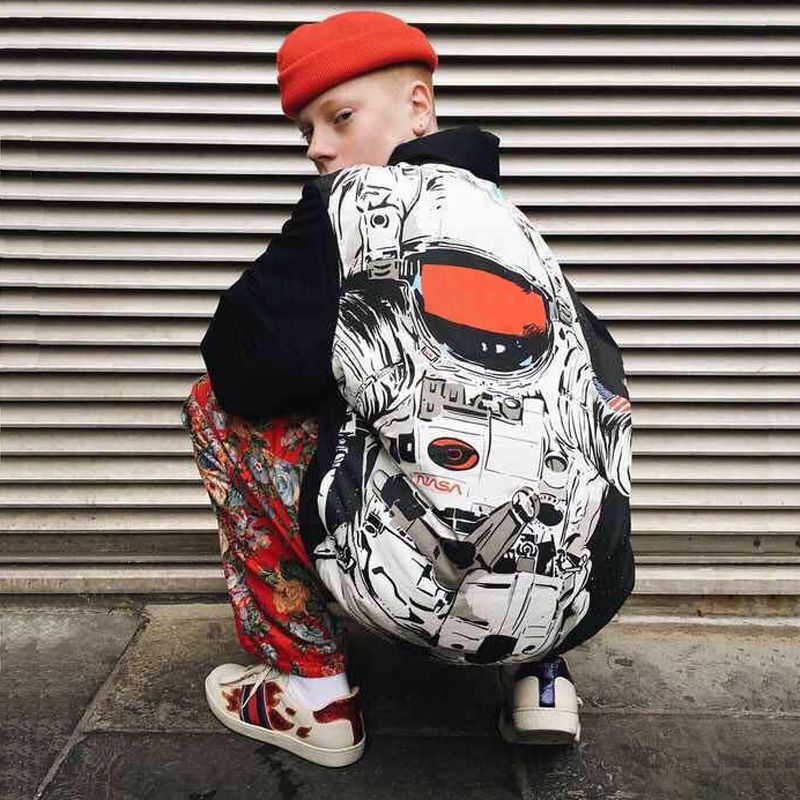 astronaut puffy jacket