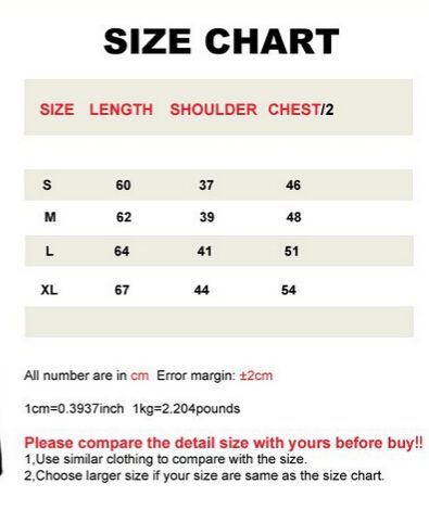 Dhgate Size Chart