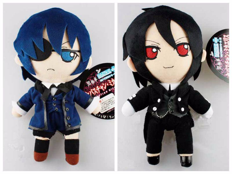 2019 Black Butler Plush Toys Phantomhive Kuroshitsuji Ciel And