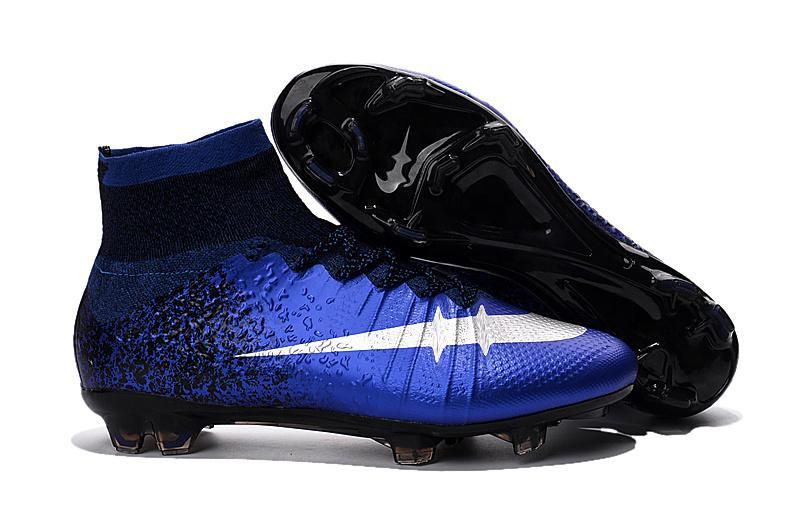 2016 Niños Niños Botas Futbol Magista Mercurial superfly FG Zapatillas Hombre Botas de fútbol Cuero