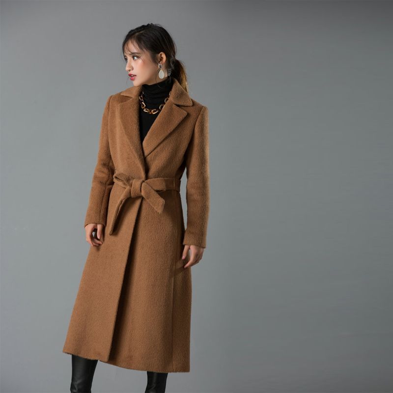 manteau long femme chaud