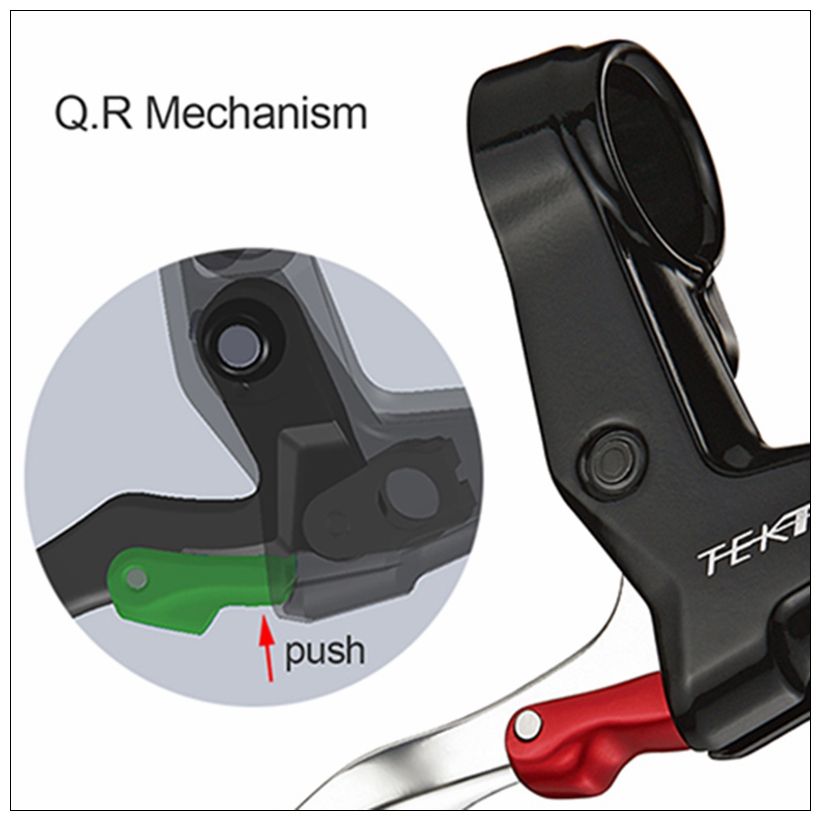 Best Tektro FL740 164g/Pair Bicycle Brake Lever Aluminum Alloy Material