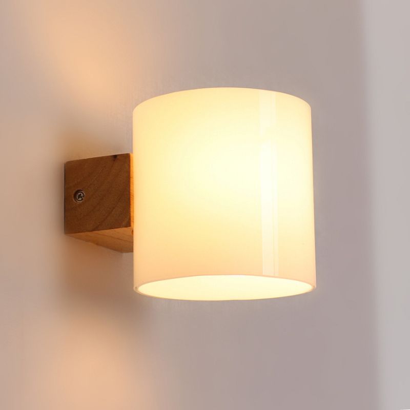 compre sencillo y moderno de madera maciza aplique led lamparas de pared para el dormitorio en casa lampara de pared de noche iluminacion interior