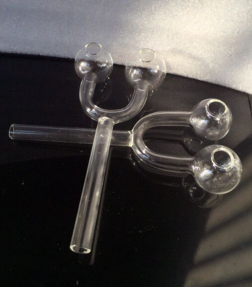 Wholesale Best Quality BRAND Slingshot Glass Hookah Oil Burner Pipe 14cm Clear Burning Thick