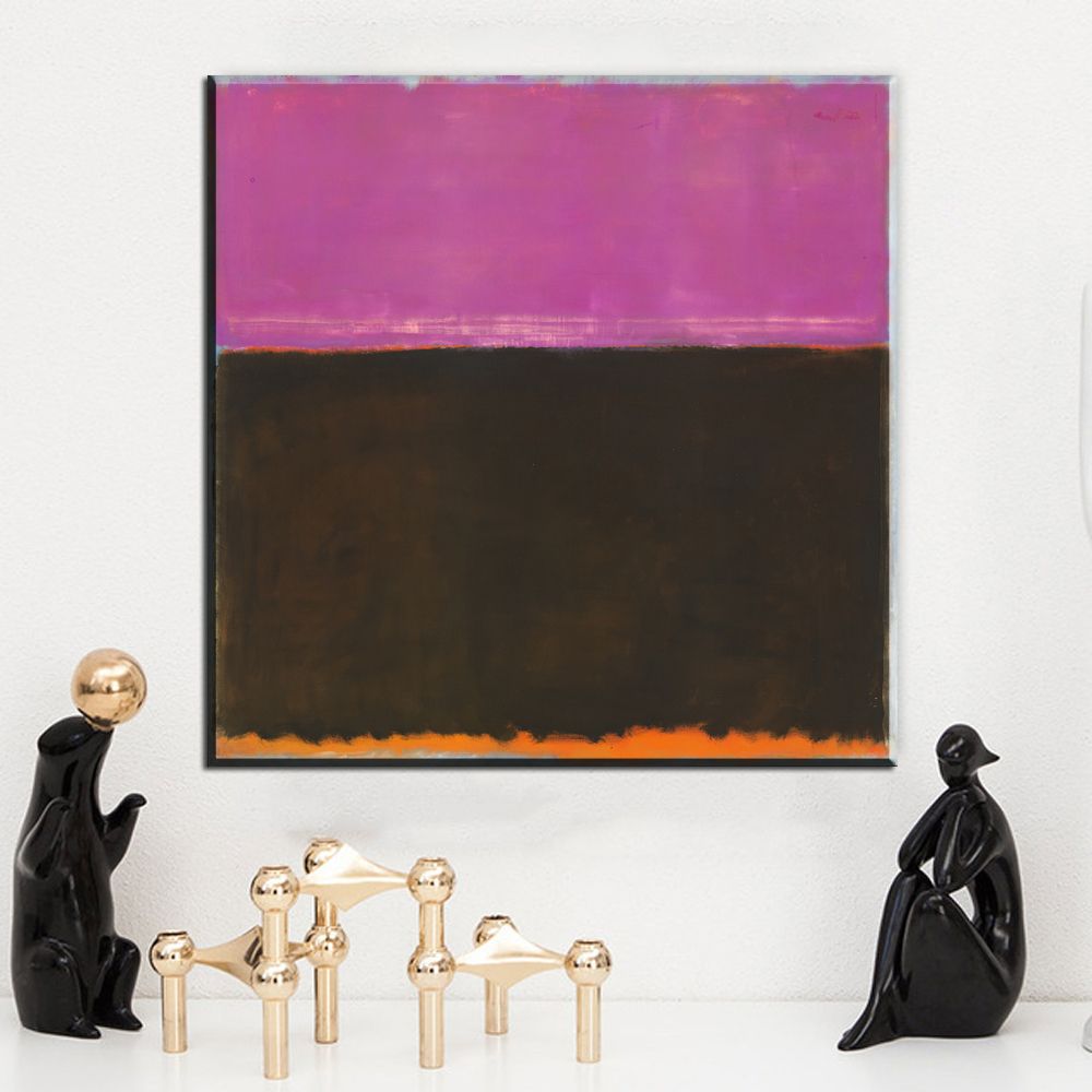 Grun Rot Auf Orange Kunstdruck Von Mark Rothko Bei Allposters De