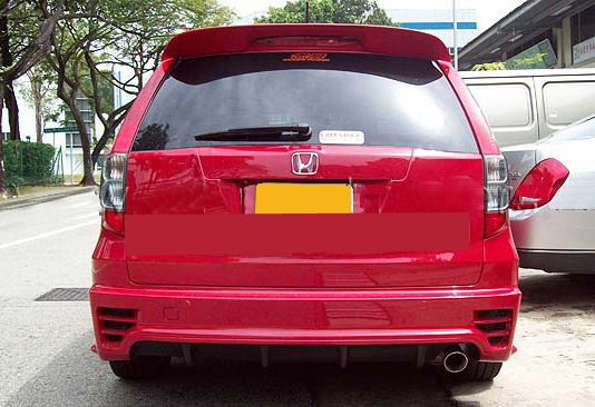 For Honda Stream Rn6 Rn7 Nr8 Rn9 Stream 2006 2011 Spoiler Roof Spoiler Fiber Glass Unpainted Interior Accessories Interior Auto Accessories From