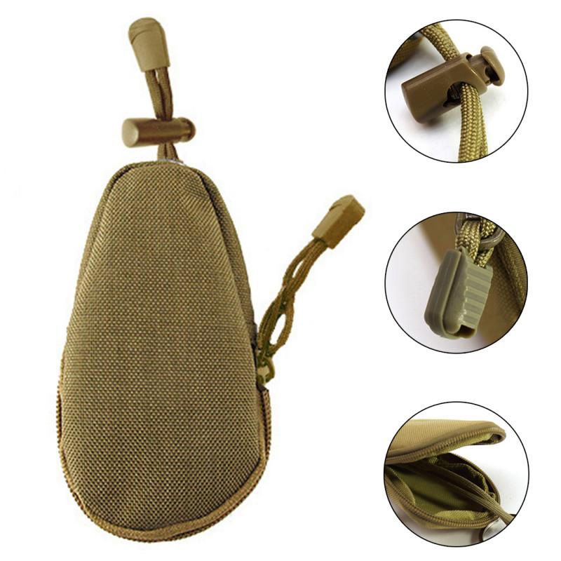 EDC Mini Key Wallets Holder Men Coin Purses Pouch Military Army Camo Bag F2