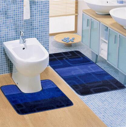 2019 Set Modern Bath Mat Set Toilet Carpet Non Slip Carpet Hot