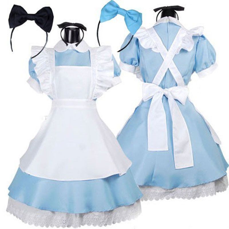 Spiksplinternieuw Hot Sale Alice In Wonderland Costume Lolita Dress Maid Cosplay BR-94