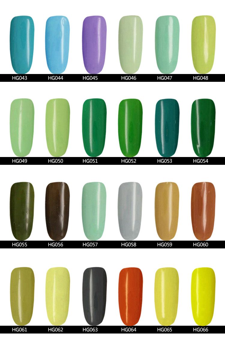 Gelish Color Chart 2016