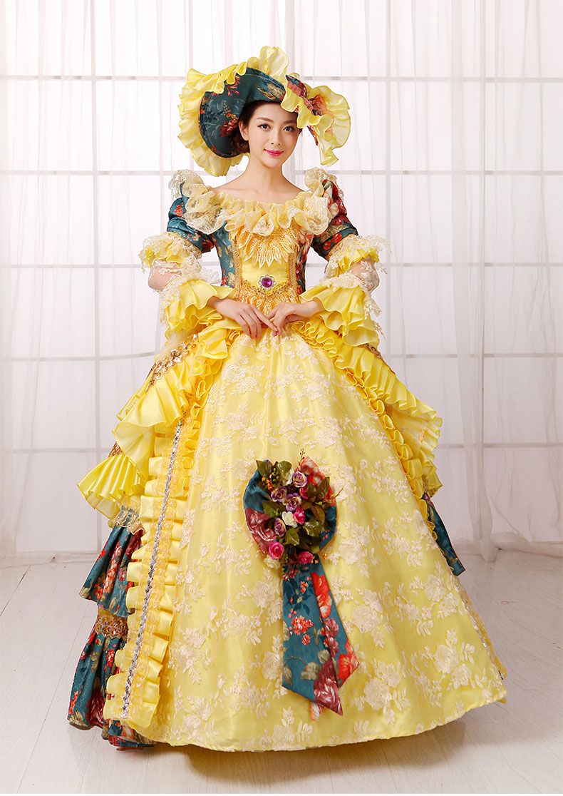 Medieval Yellow Dress