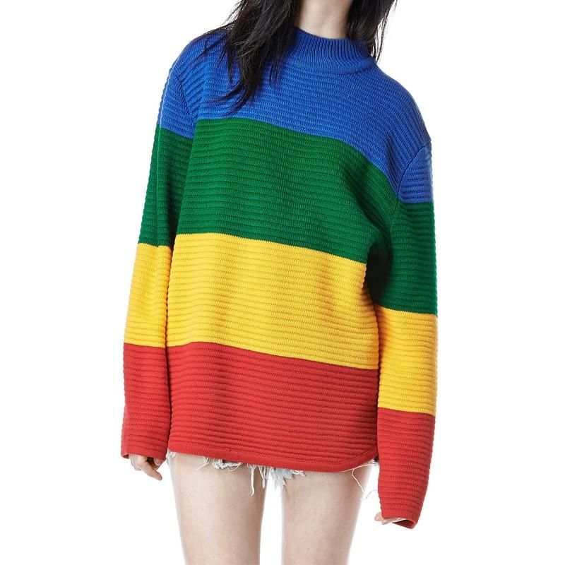 Unif Crayola Sweater Rainbow Color 