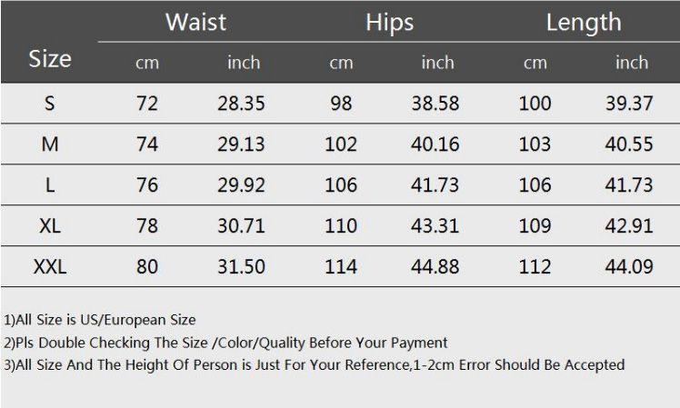 eur size pants