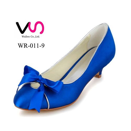 royal blue short heels