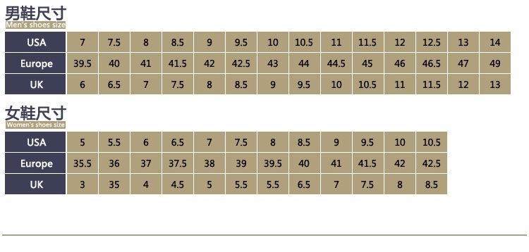 Palladium Boots Size Chart