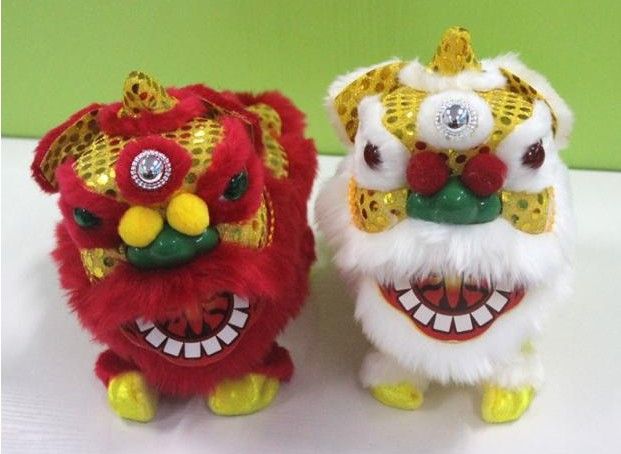 electric lion dance toy