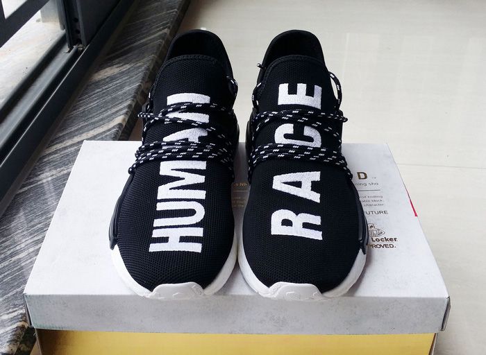 black and white human race nmd