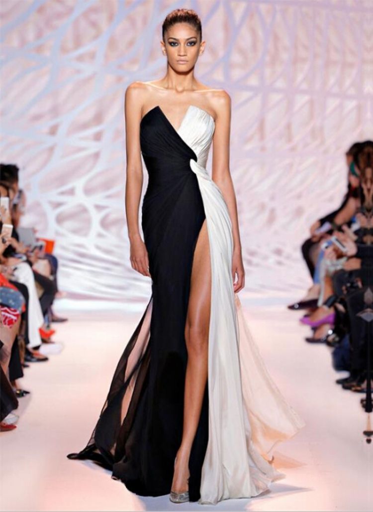catwalk evening dresses
