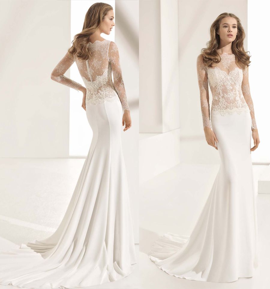 vestido crepe georgette