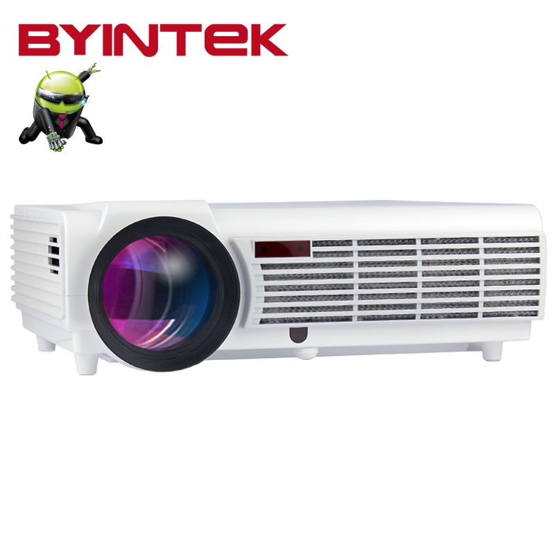 BYINTEK BT96 Smart Home Theater Wifi 1080P Video Bluetooth LEd96 LED ...