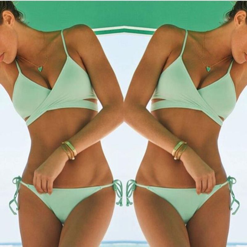 criss cross bandage bikini